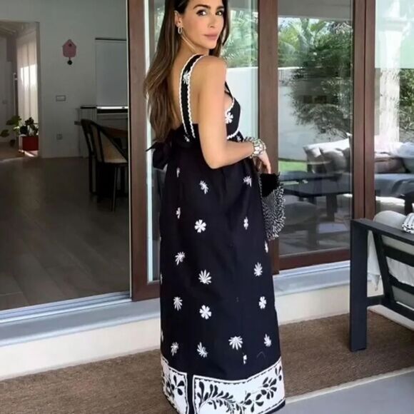 ZARA PRINTED MIDI DRESS‎ - Picture 3 of 10